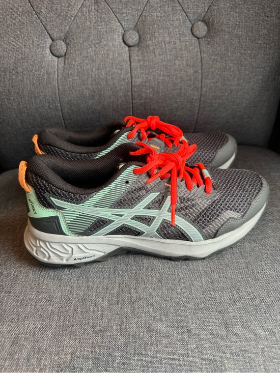 Asics Shoes - ASICS Gel Sonoma Trail Running Shoes Women’s 8 Gray Mint Coral Lace